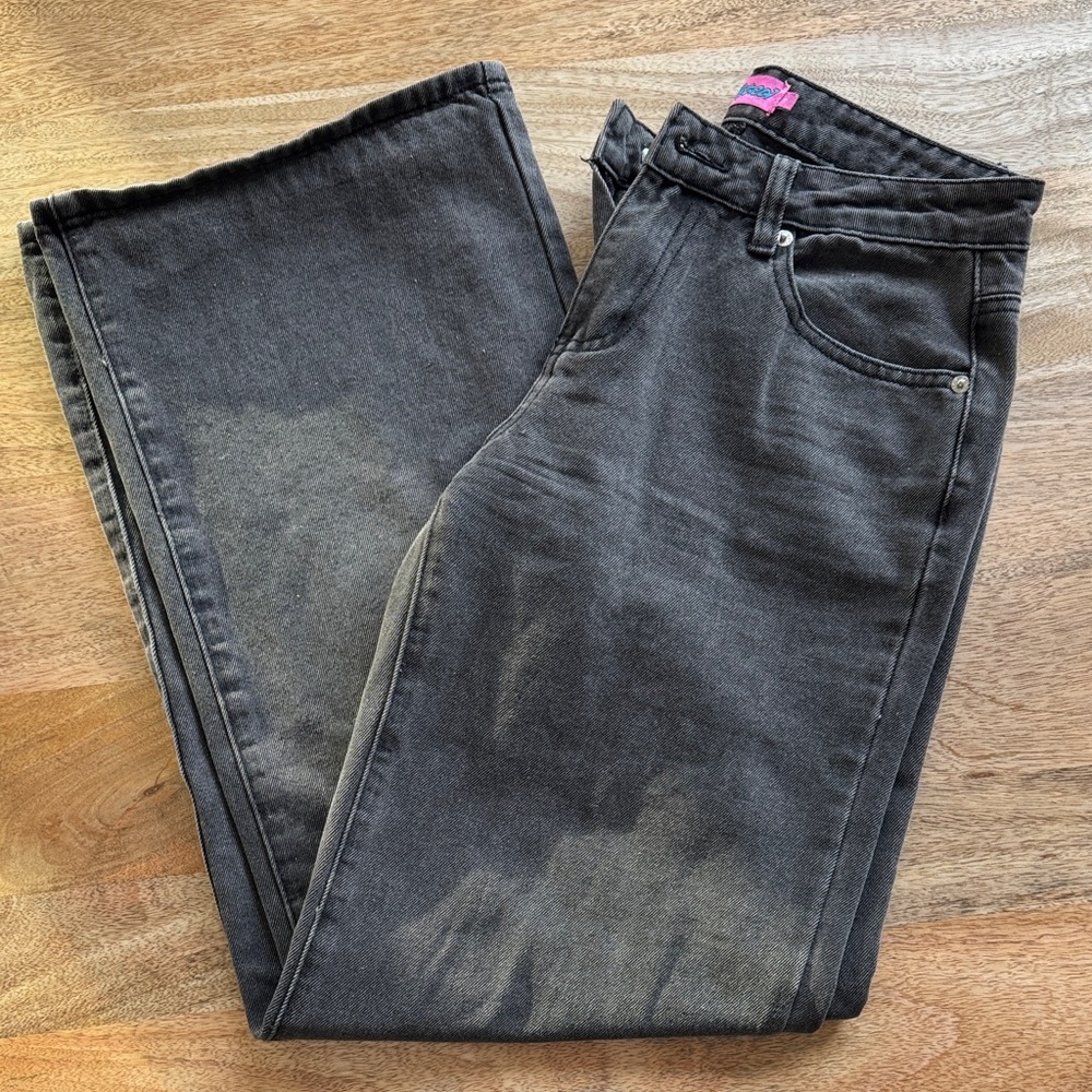 Edikted Washed Black Denim Jeans Size Small (women’s size 4-6)